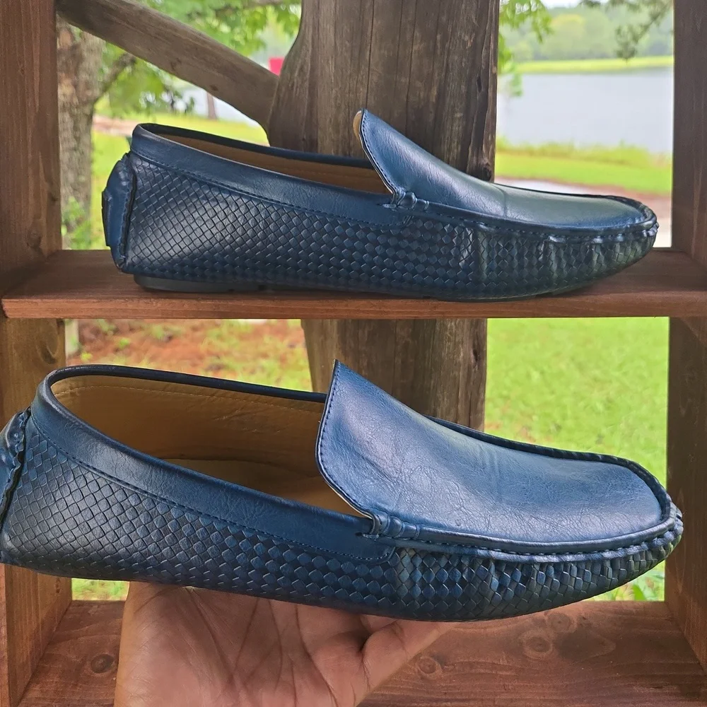 AC Casuals Turquoise Vegan Driving Loafer Size 13